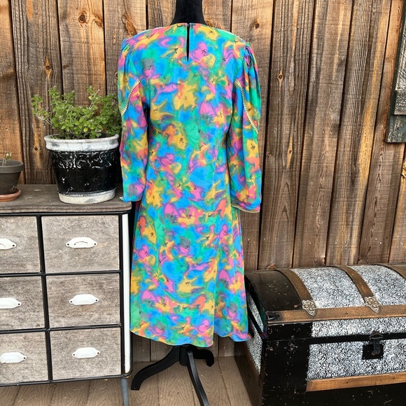 In Style vintage dress size Small. Made in India. - Picture 2 of 7